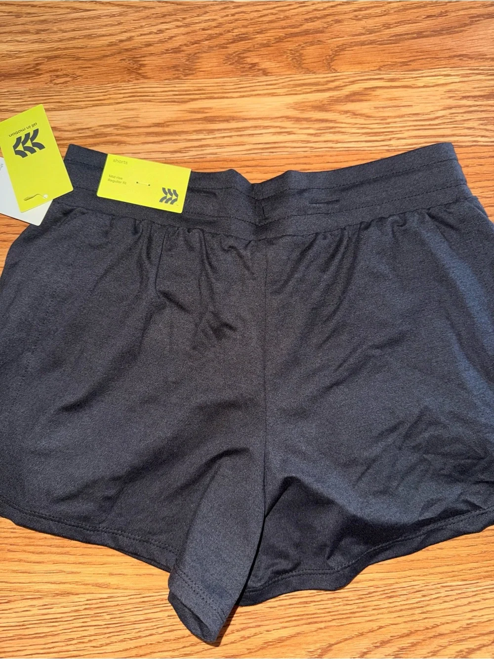 All in Motion Girls’ Black Athletic Shorts Size L (10/12) NWT